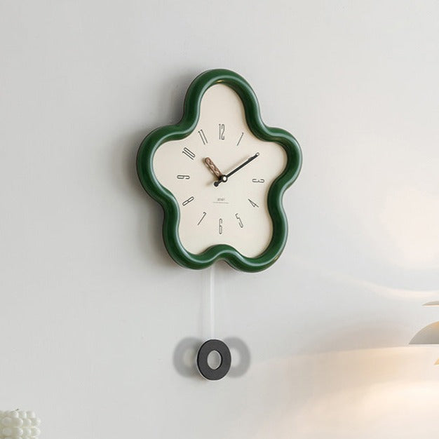 3D Flower Pendulum Clock – Silent Movement, Eco-Friendly SEPHIRA