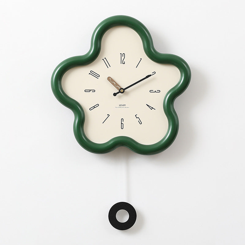 3D Flower Pendulum Clock – Silent Movement, Eco-Friendly SEPHIRA