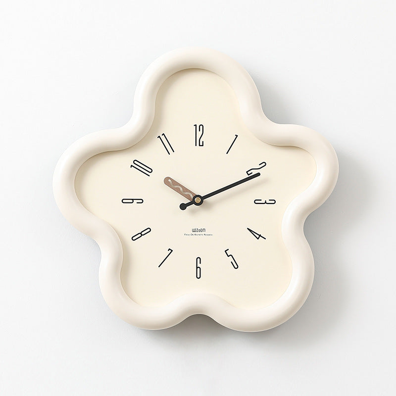 3D Flower Pendulum Clock – Silent Movement, Eco-Friendly SEPHIRA White