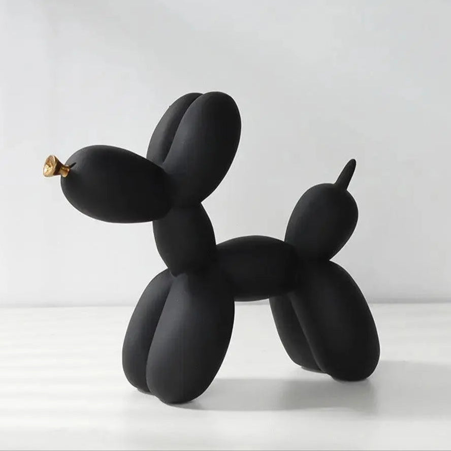 Balloon Ornament with Golden Snout SEPHIRA Black