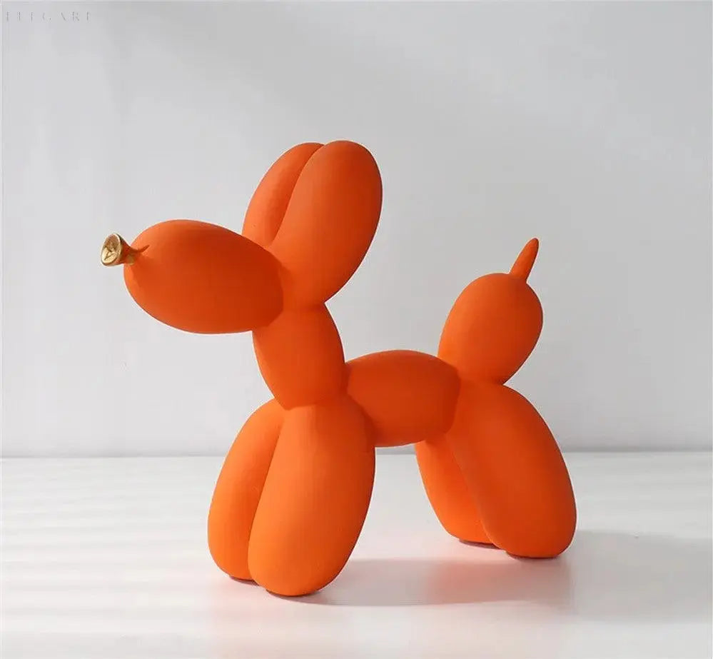 Balloon Ornament with Golden Snout SEPHIRA Orange