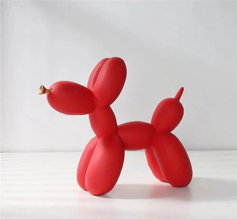 Balloon Ornament with Golden Snout SEPHIRA Red