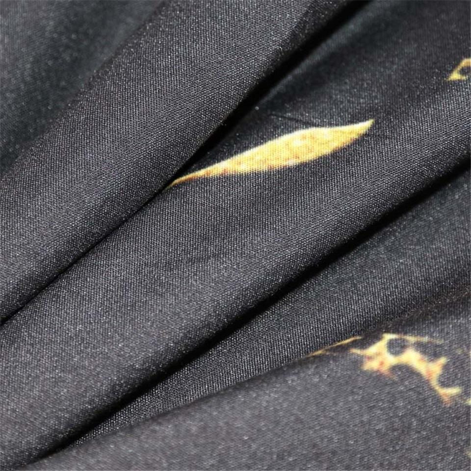 Black Marble Duvet Cover Set SEPHIRA