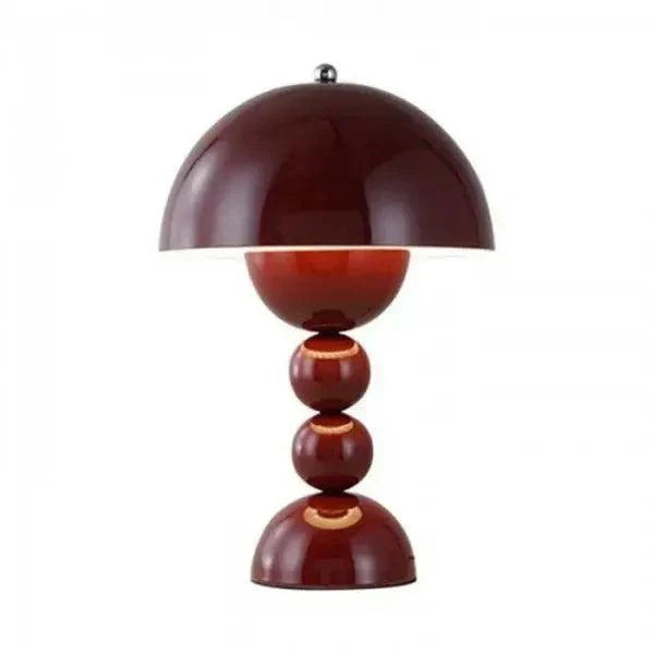 Dorsø - FlowerButton Table Lamp with Modern Design SEPHIRA Red