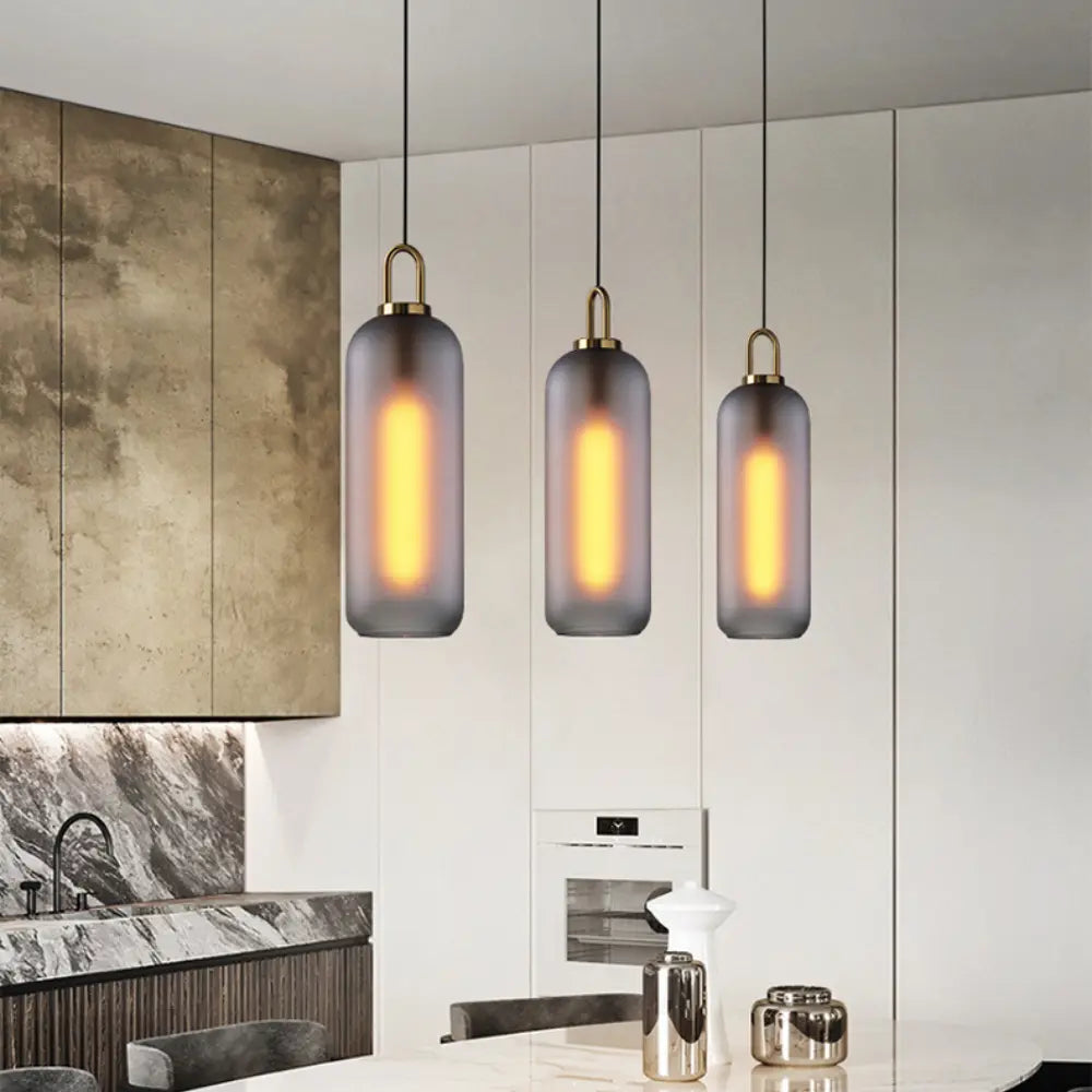 Fulgido - Elegant Glass Capsule Pendant Lamp - Modern Interior SEPHIRA