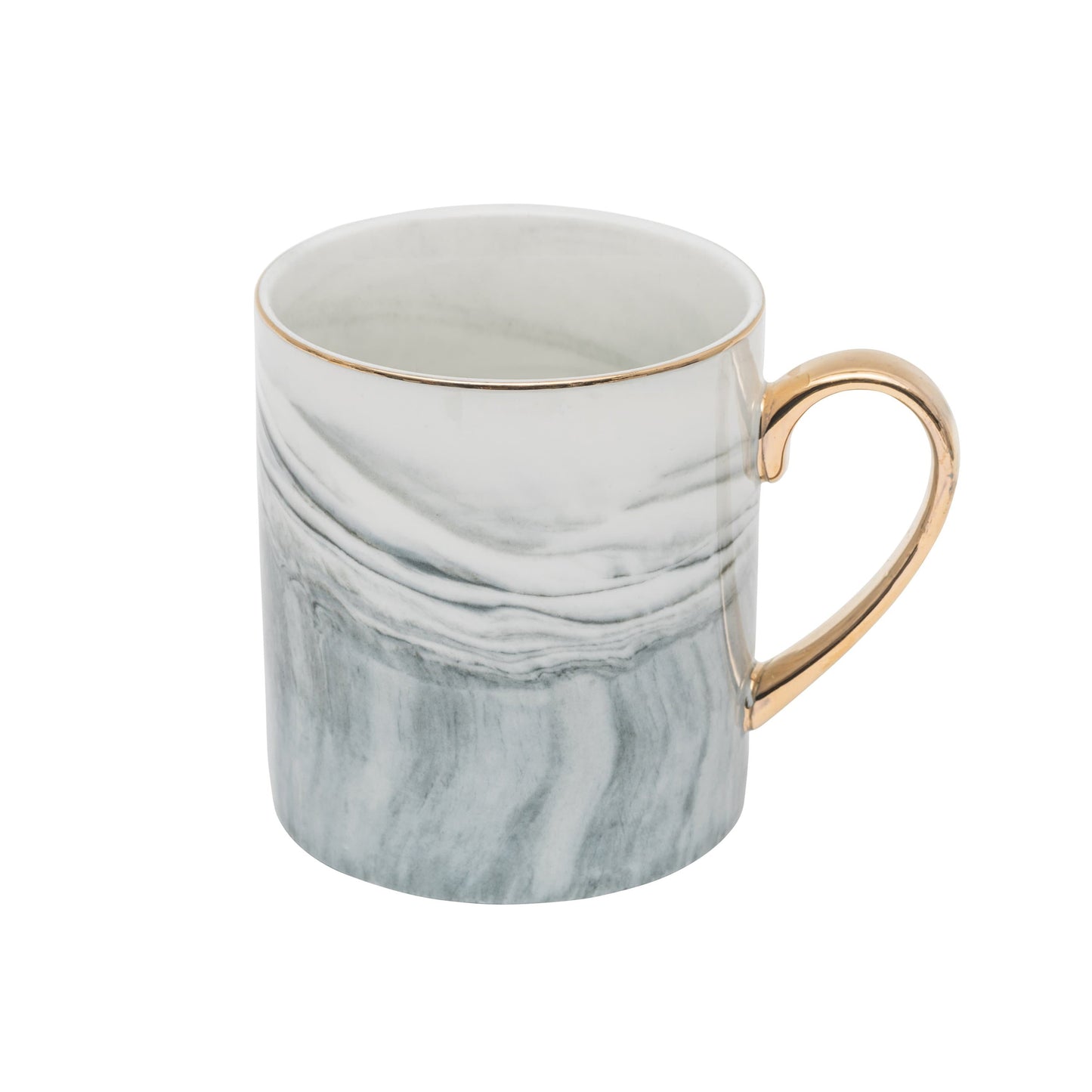 Gilded Mug SEPHIRA Grey Set of 2