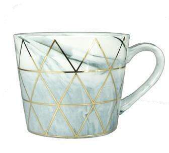 Gold Triangle Mug SEPHIRA Light Green Love