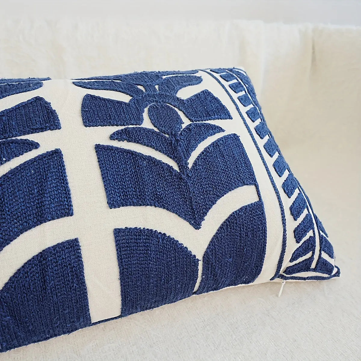 Japandic Style - Luxe Embroidered Cushion Cover SEPHIRA