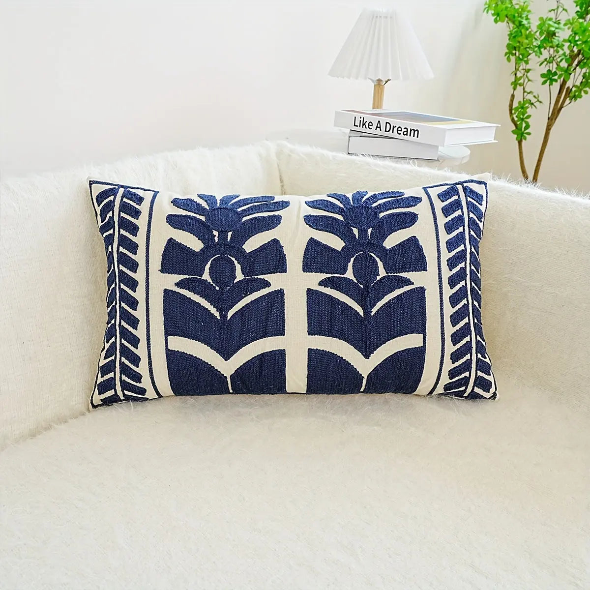 Japandic Style - Luxe Embroidered Cushion Cover SEPHIRA 30cm*50cm