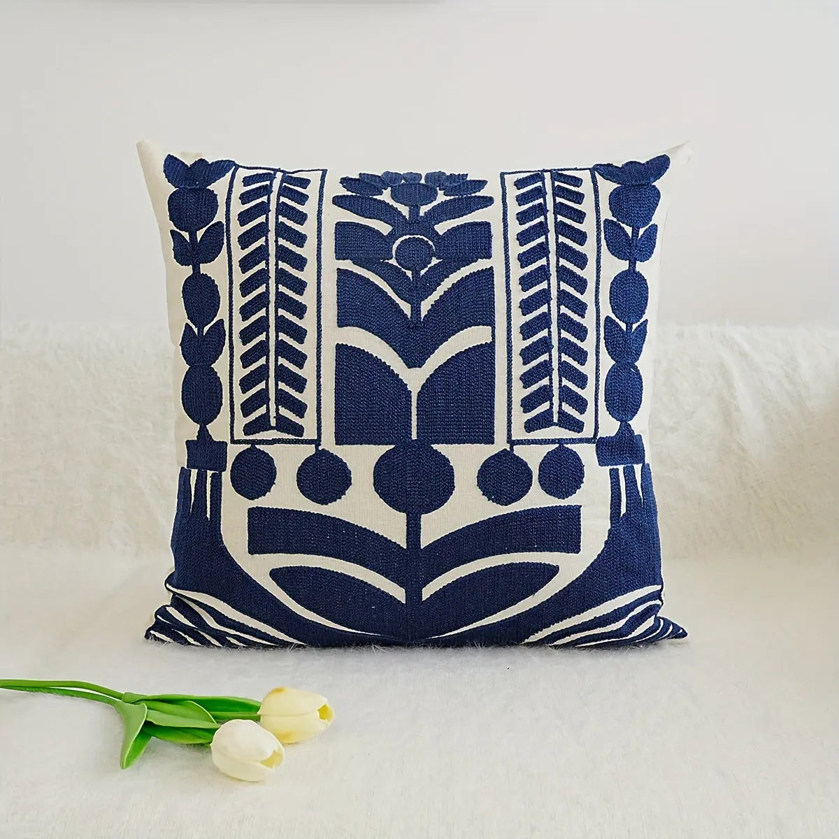 Japandic Style - Luxe Embroidered Cushion Cover SEPHIRA 45cm*45cm