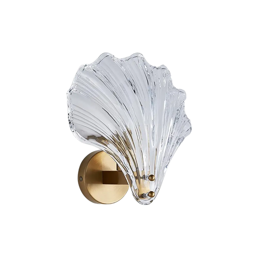 Lille Sol - Wall Lamp with Retro Shell Design SEPHIRA