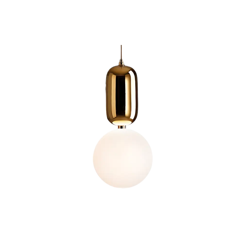 Lumino - Lustrous Gold Pendant Lamp for Elegant Interior