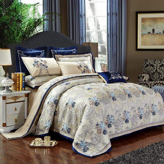 Oriental Jacquard Luxury Bedding Set (Long-staple Sateen Cotton) SEPHIRA