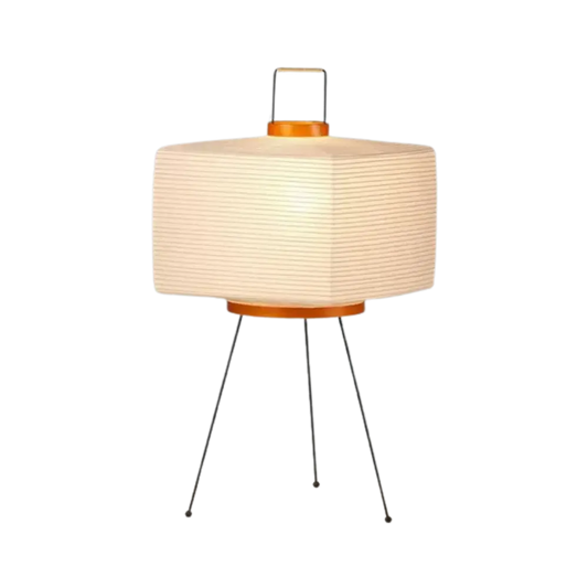 Wabi-Sabi Rice Paper Japandi Floor Lamp SEPHIRA White